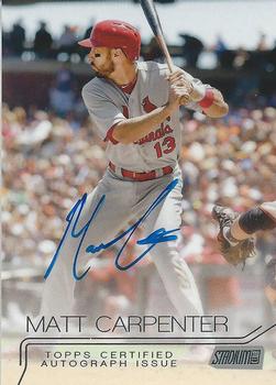 2015 Stadium Club - Autographs #SCA-MCR Matt Carpenter Front