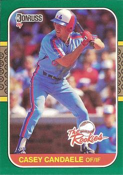 1987 Donruss The Rookies #33 Casey Candaele Front