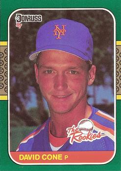 1987 Donruss The Rookies #35 David Cone Front