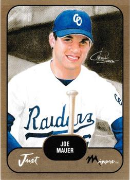 2002 Just Prospects - Gold #21 Joe Mauer Front