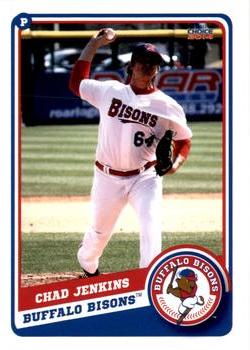 2014 Choice Buffalo Bisons #08 Chad Jenkins Front
