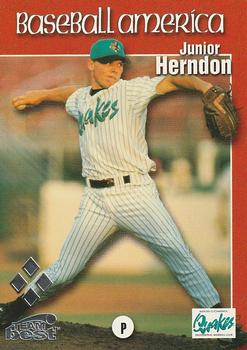 1999 Team Best Baseball America - Diamond Best Silver #52 Junior Herndon  Front