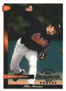 1998 Donruss Signature #64 Mike Mussina Front