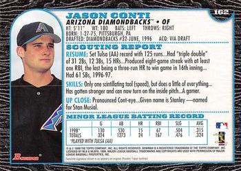 1999 Bowman - International #162 Jason Conti Back