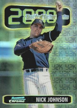 1999 Bowman Chrome - 2000 Rookie of the Year Favorites Refractors #ROY10 Nick Johnson  Front