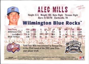 2015 Grandstand California League / Carolina League All-Star Game #NNO Alec Mills Back