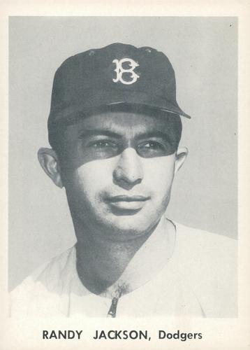 1956 Jay Publishing World Series Brooklyn Dodgers 5x7 Photos #NNO Randy Jackson Front