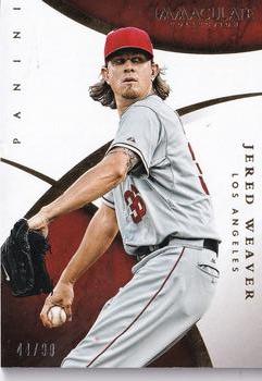 2015 Panini Immaculate Collection #65 Jered Weaver Front