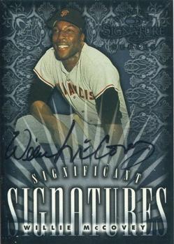 1998 Donruss Signature - Significant Signatures #NNO Willie McCovey Front