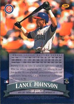 1998 Finest #139 Lance Johnson Back