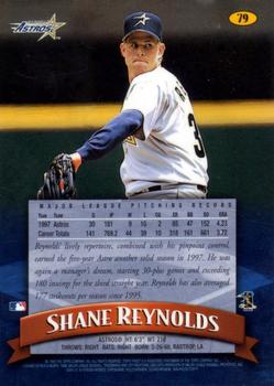 1998 Finest #79 Shane Reynolds Back