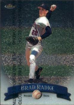 1998 Finest #21 Brad Radke Front