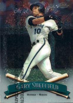 1998 Finest #25 Gary Sheffield Front