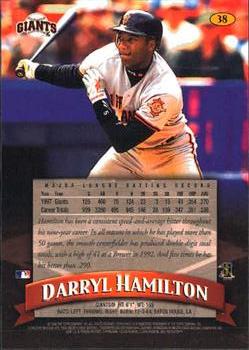 1998 Finest #38 Darryl Hamilton Back