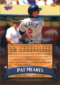 1998 Finest #43 Pat Meares Back
