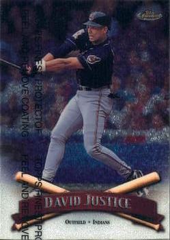 1998 Finest #5 David Justice Front