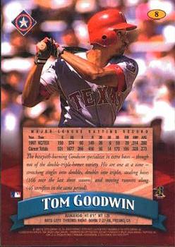 1998 Finest #8 Tom Goodwin Back