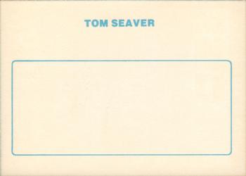 1986 Star Tom Seaver #NNO Tom Seaver Back