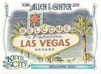 2015 Topps Allen & Ginter - Keys to the City #KTC-9 Welcome Sign Front