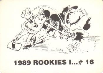1989 Rookies I... (unlicensed) #16 Gregg Jefferies Back