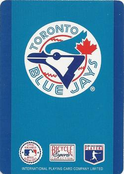 1994 Bicycle Toronto Blue Jays Playing Cards #A♦ Roberto Alomar Back