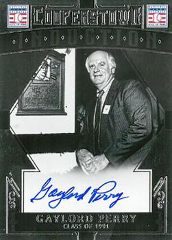 2015 Panini Cooperstown - HOF Induction Signatures #18 Gaylord Perry Front