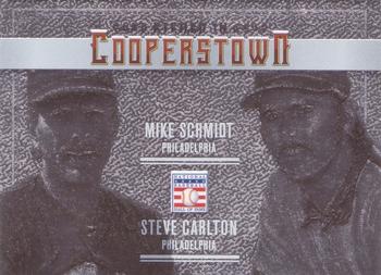 2015 Panini Cooperstown - Etched in Cooperstown Dual Silver #29 Mike Schmidt / Steve Carlton Front