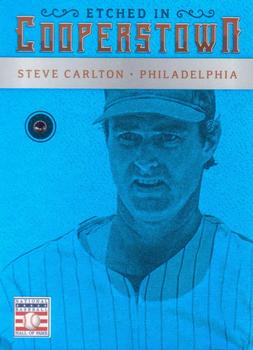 2015 Panini Cooperstown - Etched in Cooperstown Silver Gem Sapphire #66 Steve Carlton Front