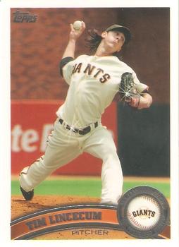 2011 Topps - Double Sparkle #590 Tim Lincecum Front