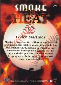 1998 Fleer Tradition #306 Pedro Martinez Back