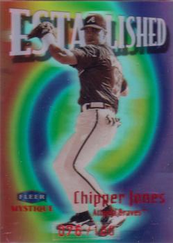 1999 Fleer Mystique - Established #3 Chipper Jones  Front