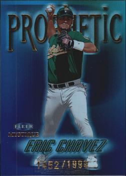 1999 Fleer Mystique - Prophetic #1 P Eric Chavez  Front
