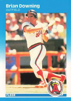 1987 Fleer #78 Brian Downing Front