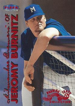 1999 Fleer Tradition - Warning Track Collection #25W Jeromy Burnitz Front