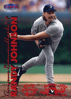 1999 Fleer Tradition - Warning Track Collection #36W Randy Johnson Front