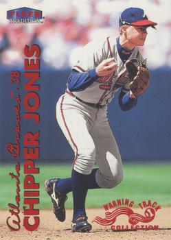 1999 Fleer Tradition - Warning Track Collection #44W Chipper Jones Front