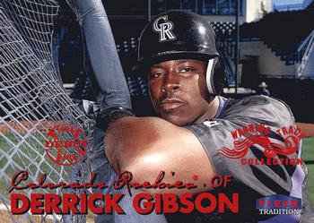 1999 Fleer Tradition - Warning Track Collection #57W Derrick Gibson Front