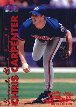 1999 Fleer Tradition - Warning Track Collection #79W Chris Carpenter Front