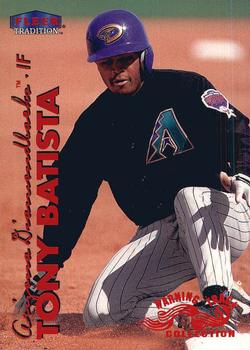 1999 Fleer Tradition - Warning Track Collection #81W Tony Batista Front