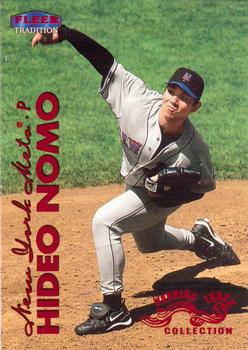 1999 Fleer Tradition - Warning Track Collection #168W Hideo Nomo Front