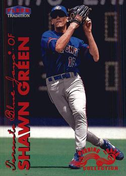 1999 Fleer Tradition - Warning Track Collection #233W Shawn Green Front