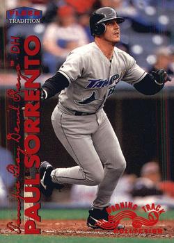 1999 Fleer Tradition - Warning Track Collection #258W Paul Sorrento Front