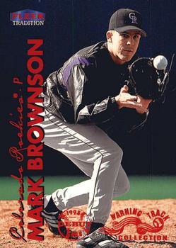 1999 Fleer Tradition - Warning Track Collection #353W Mark Brownson Front