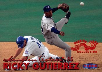 1999 Fleer Tradition - Warning Track Collection #415W Ricky Gutierrez Front