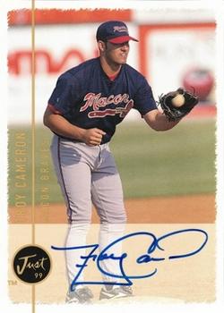 1999 Just - Autographs #NNO Troy Cameron Front