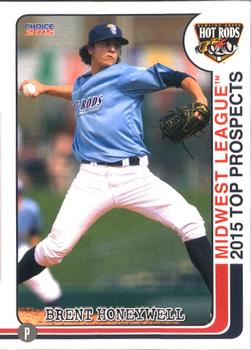 2015 Choice Midwest League Top Prospects #03 Brent Honeywell Front