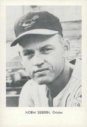 1965 Sports Service Baltimore Orioles #NNO Norm Siebern Front