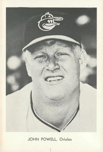 1967 Sports Service Baltimore Orioles #NNO Boog Powell Front
