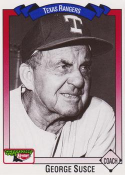 1993 Keebler Texas Rangers #43 George Susce Front