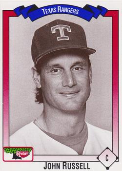 1993 Keebler Texas Rangers #430 John Russell Front